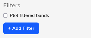 Screenshot of the add filter button